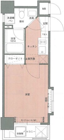 アクタス博多駅東の物件間取画像